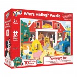 Galt Who'S Hiding Puzzles - Farmyard Fun
